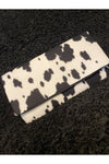 Black & White Cow Print Clutch